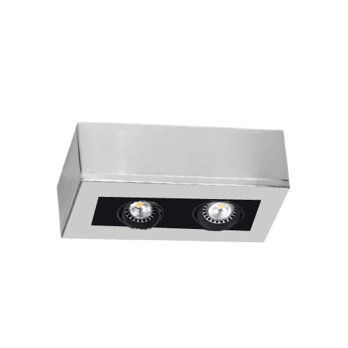 PLAFON MOVIL 2X50W DICRO NIQUEL